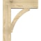 Ekena Millwork Thorton Block Rough Sawn Bracket w/ Offset Brace, Douglas Fir, 8"W x 26"D x 30"H BKT0806X26X30THR05RDF - alternate 2